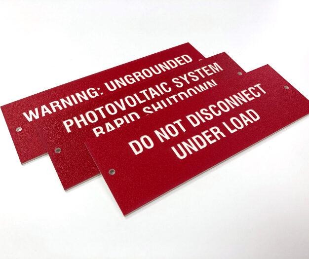 Custom lamacoid labels Custom lamacoid labels